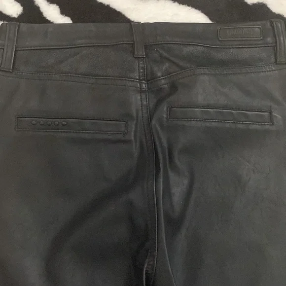 😍BLANK NYC ANKLE LACE UP FAUX LEATHER SKINNY PANTS SIZE 26 - Picture 10 of 10